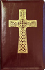 Библия 045 Кельтский крест, коричневая, кожзам, карты