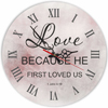  Decor Home Love because He first loved us 