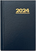Календар щоденник на 2024 рік з Церковним уставом. Тверда обкладинка, синій колір